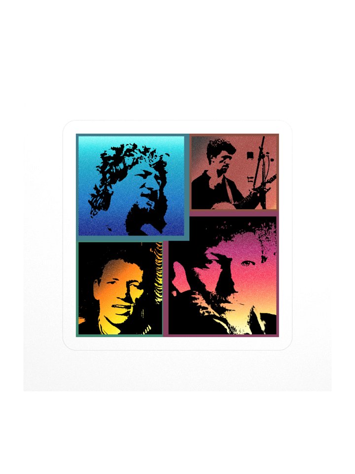 The Red Troubadour Stickers product image (1)