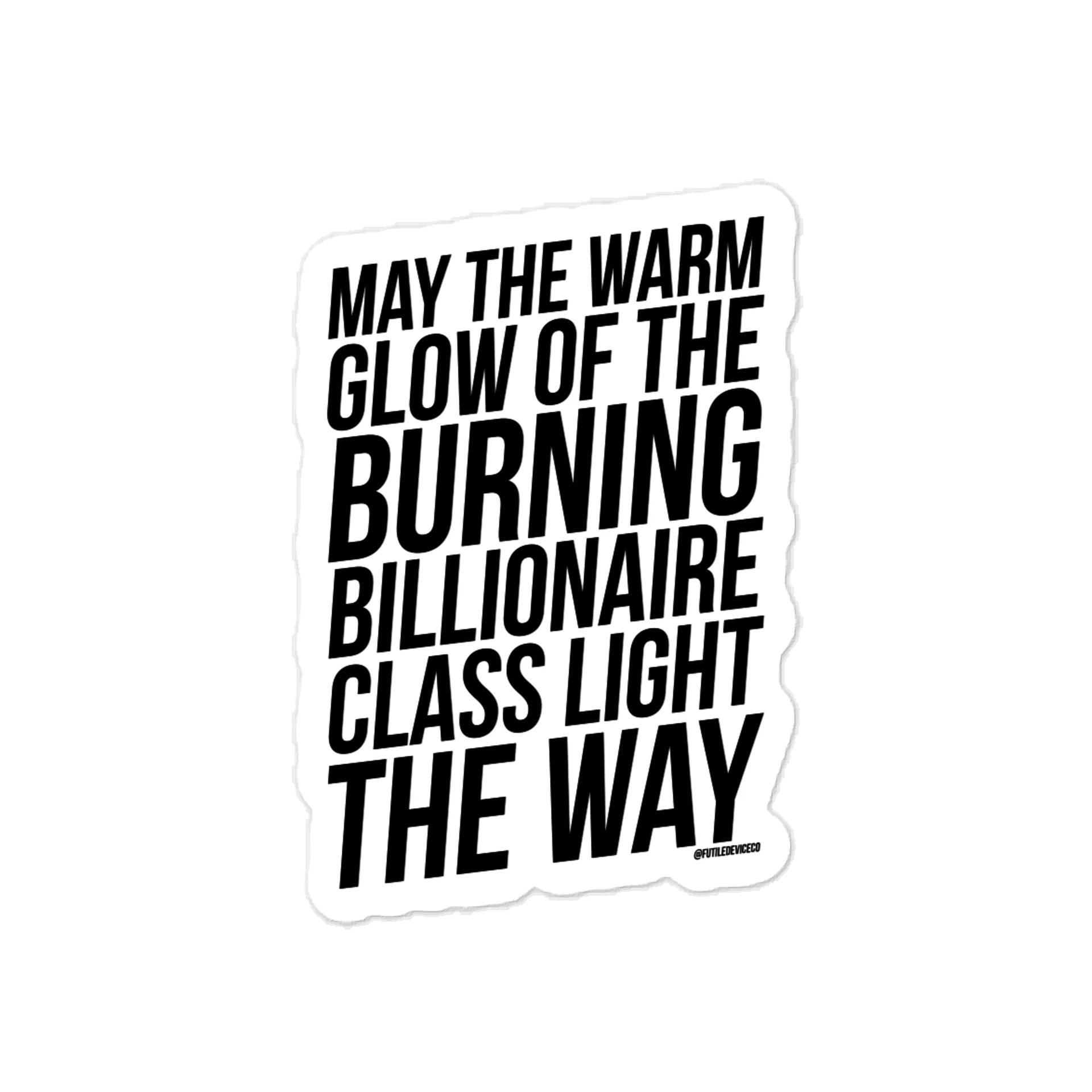FUTILE DEVICE: THE WARM GLOW (STICKER) product image (1)