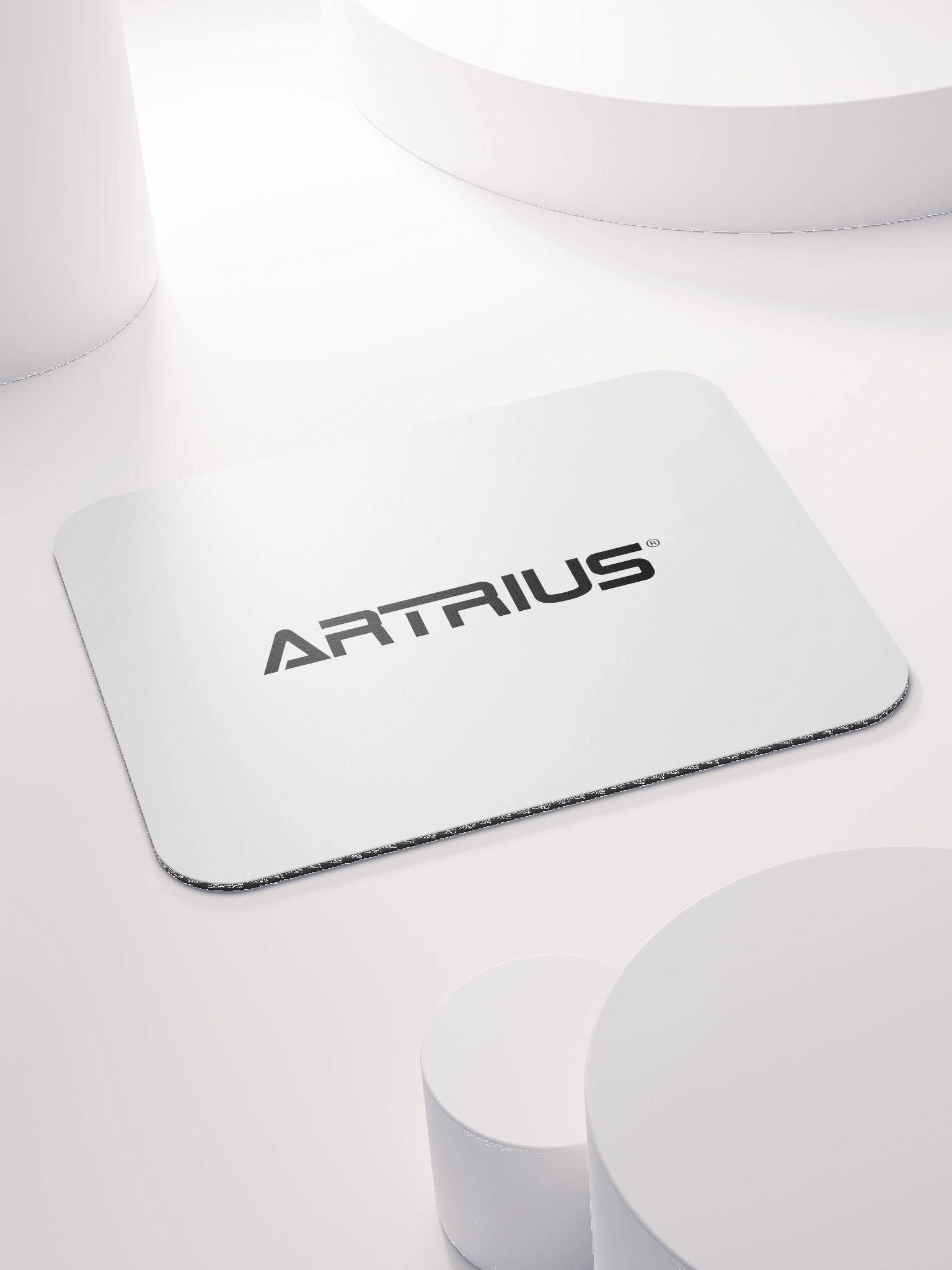 ARTRIUS Logo Mouse Pad – White product image (4)