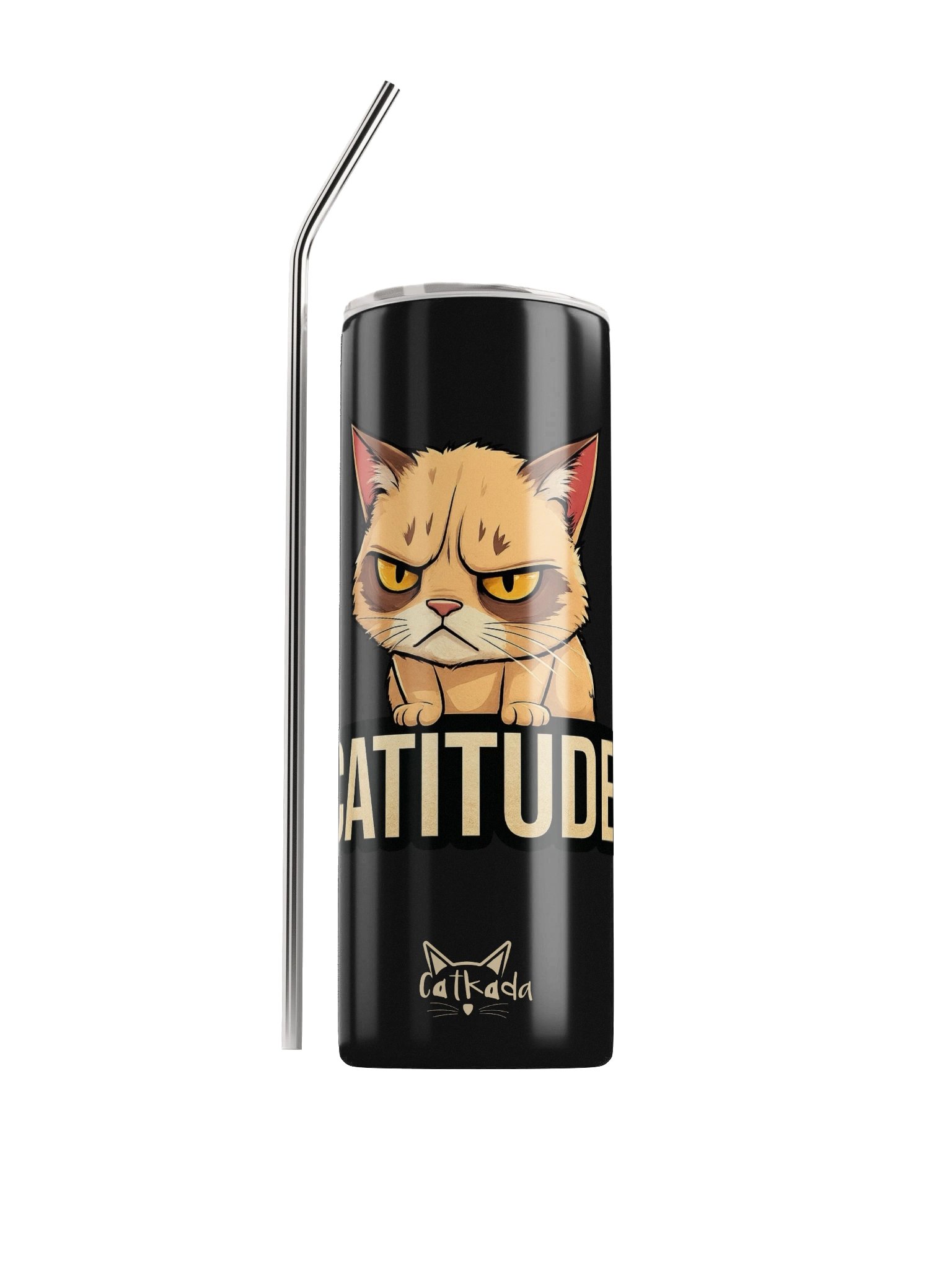 CATITUDE STAINLESS STEEL CUP product image (1)