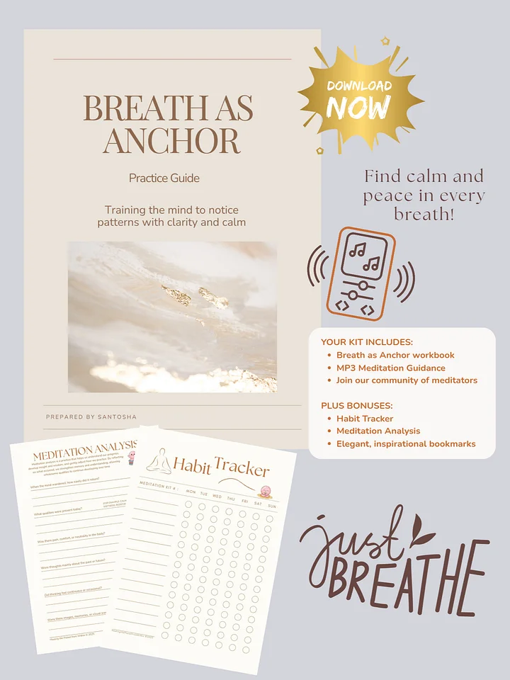 Breath as Anchor | Meditation Kit #1 product image (1)
