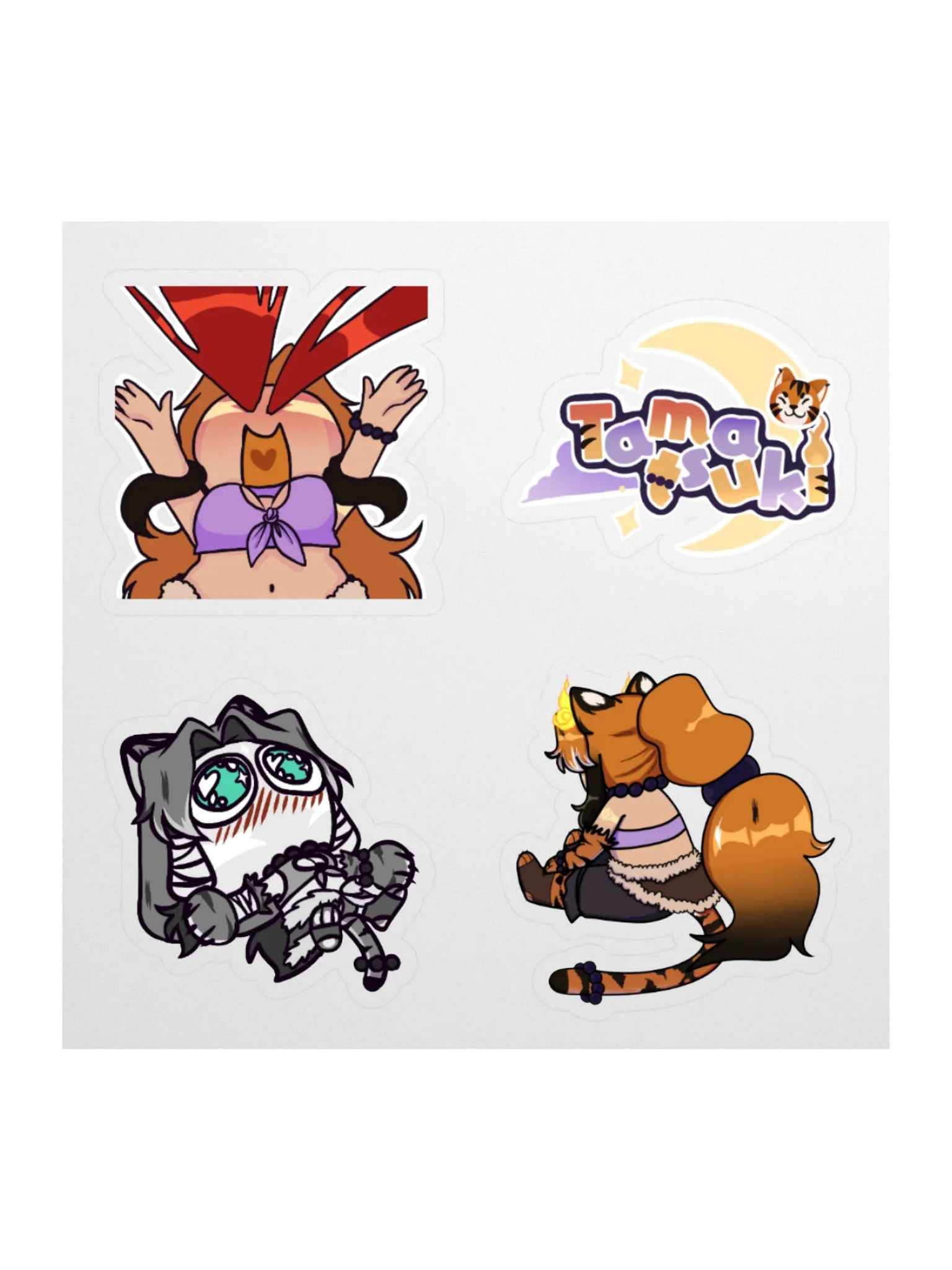 Chibi + Logo Sticker Sheet product image (3)
