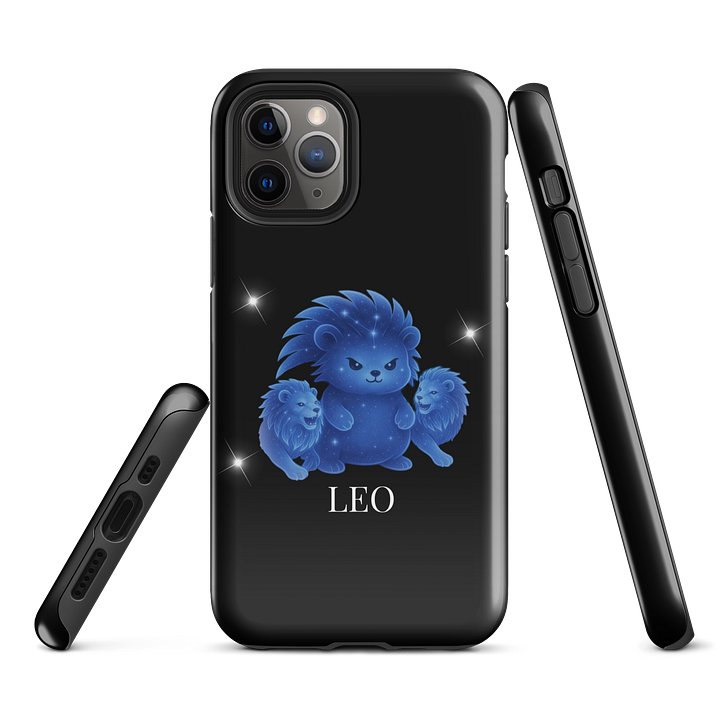 Zodiac hedgie Leo iPhone phone case product image (1)