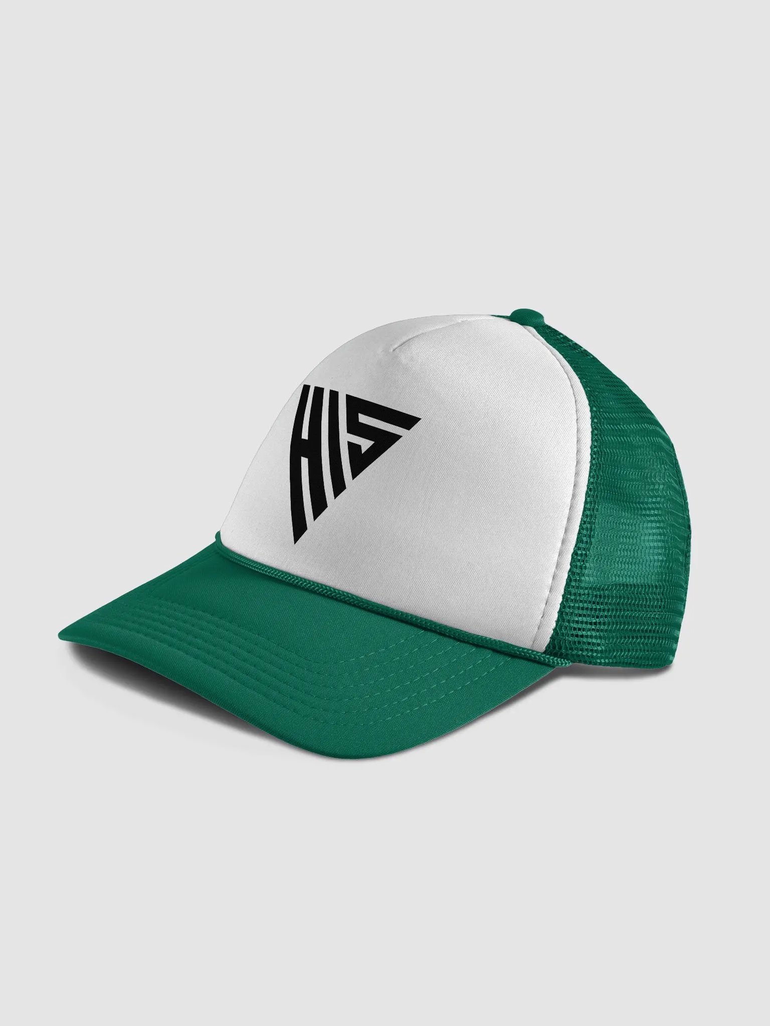 HEYIMSTEVE EMBLEM Blackout Foam Trucker Hat product image (4)