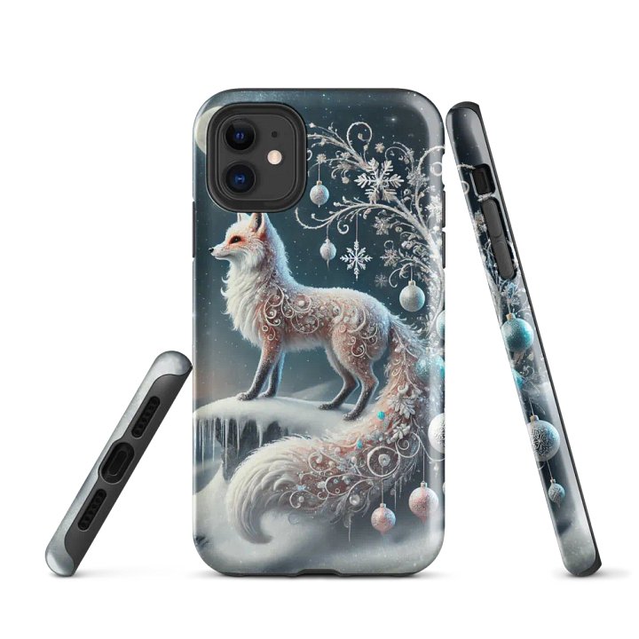 Winter Enchanted Fox iPhone Tough Case – Majestic Snow Guardian product image (1)