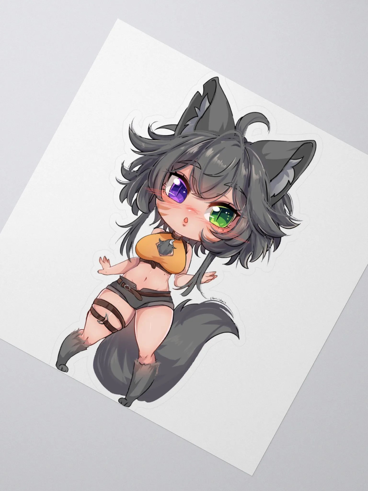 WolfcatRisi Thicc Sticker product image (5)