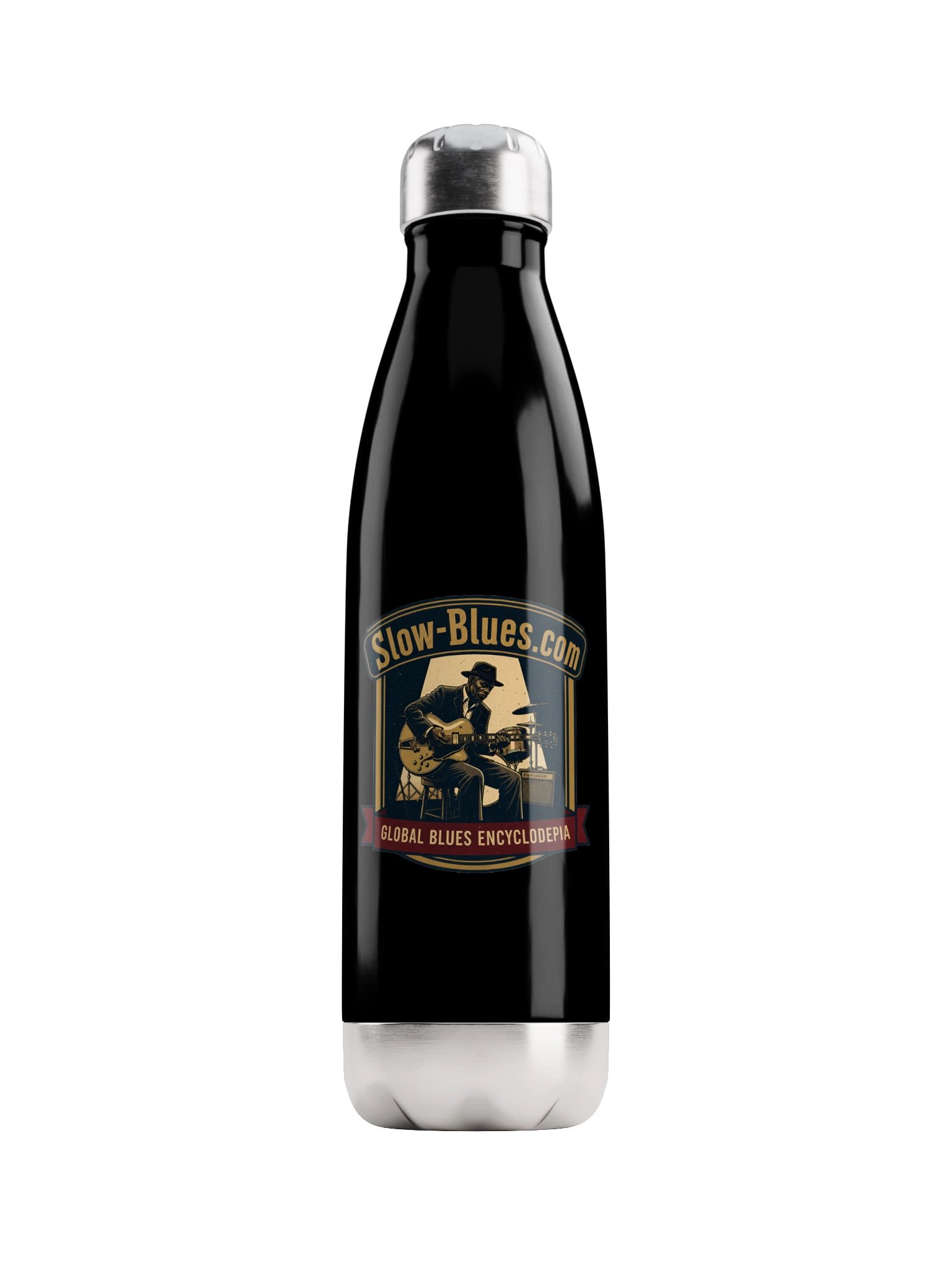 Slow-Blues.com Signature Steel Bottle product image (1)