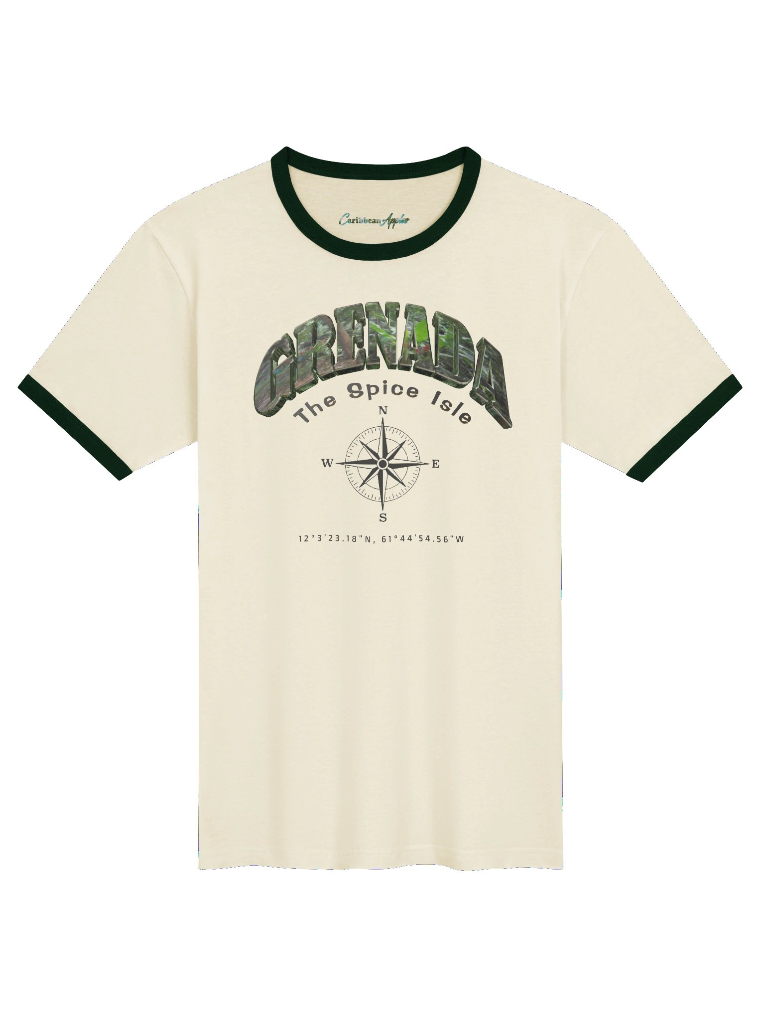 Compass - Grenada - Vintage ALT | Unisex Ringer T-Shirt | 5 Versions product image (15)