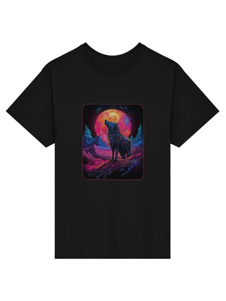Moonlit Howl Wolf T-Shirt product image (1)