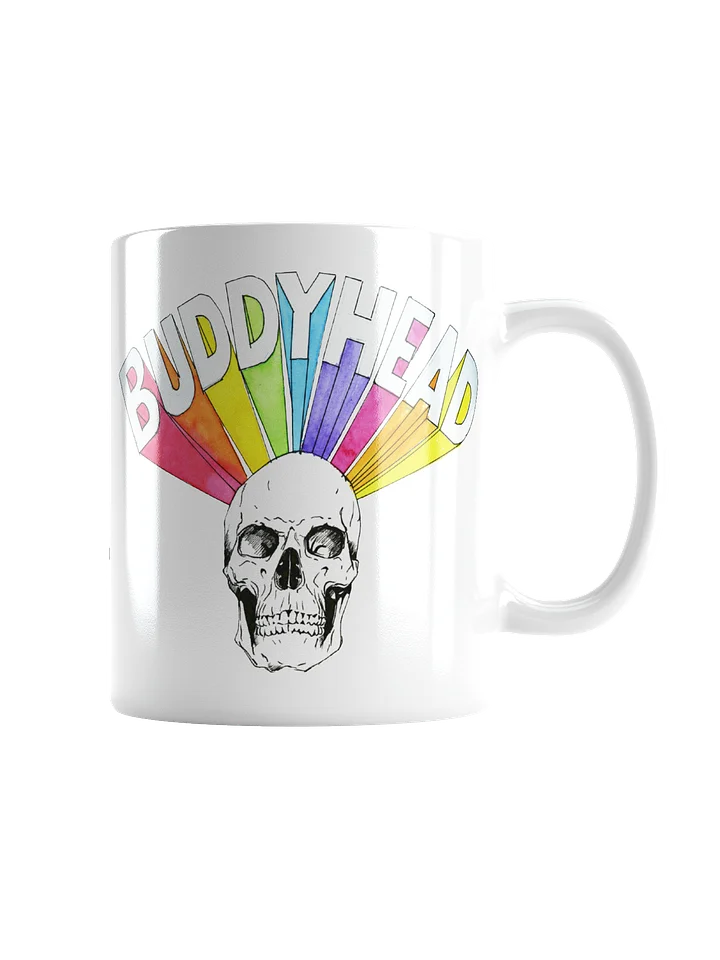 Rainbow Skull coffee mug product image (3)