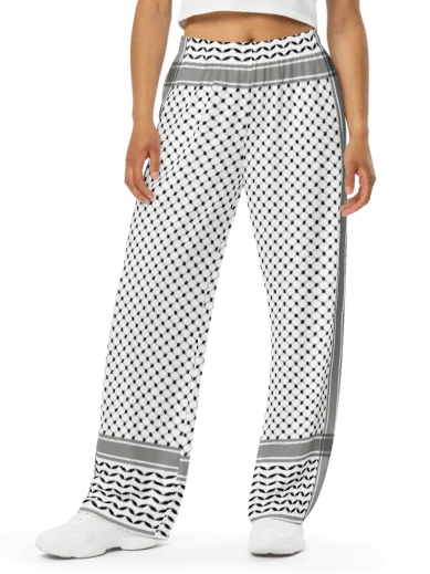 Keffiyeh Wide Leg Unisex Pants product image (3)