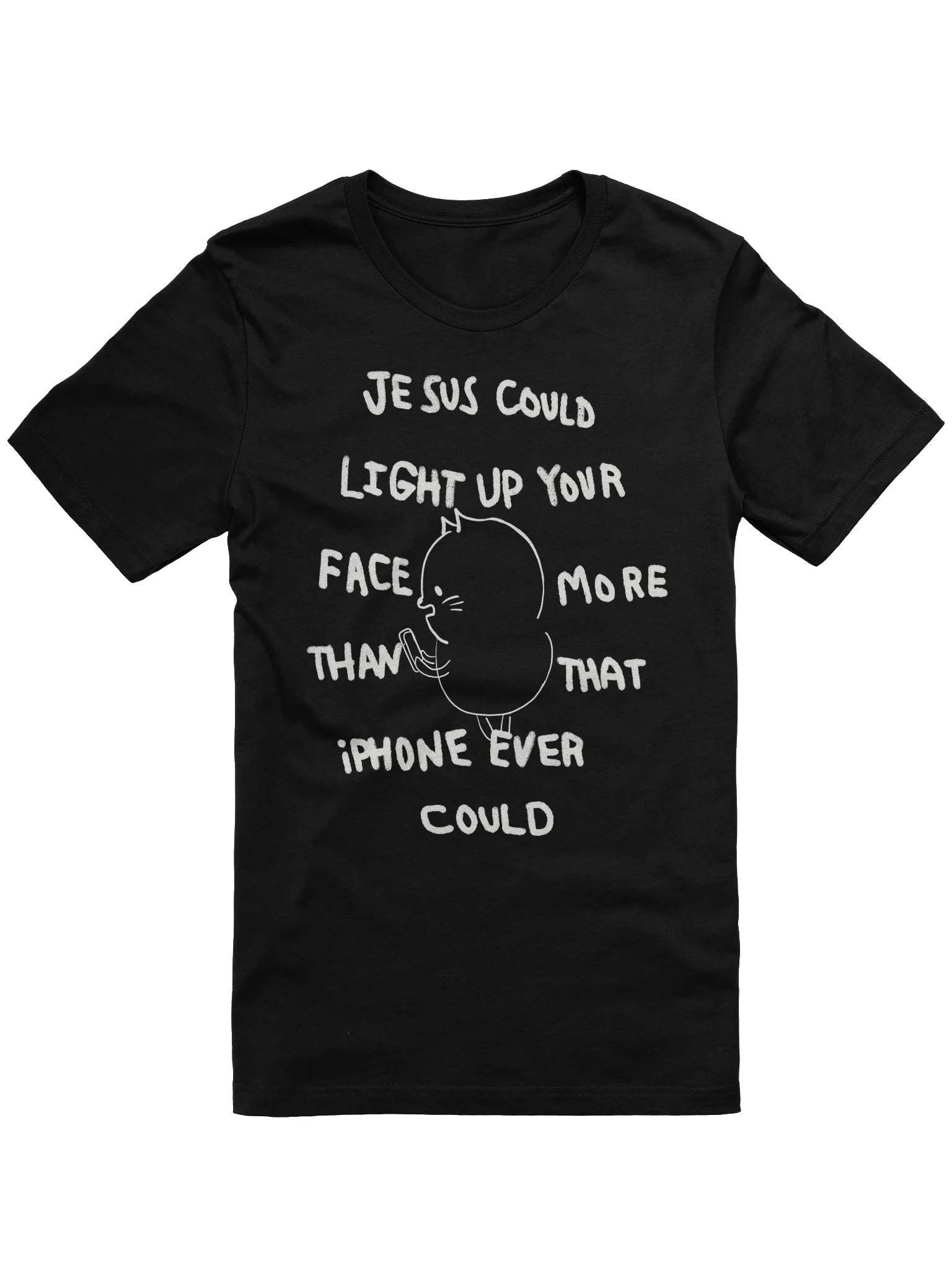 Parody iPhone Jesus Statement Tee product image (1)