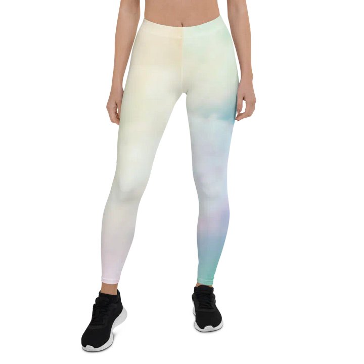 Blur cloud rainbow Design Legging - V1 product image (1)