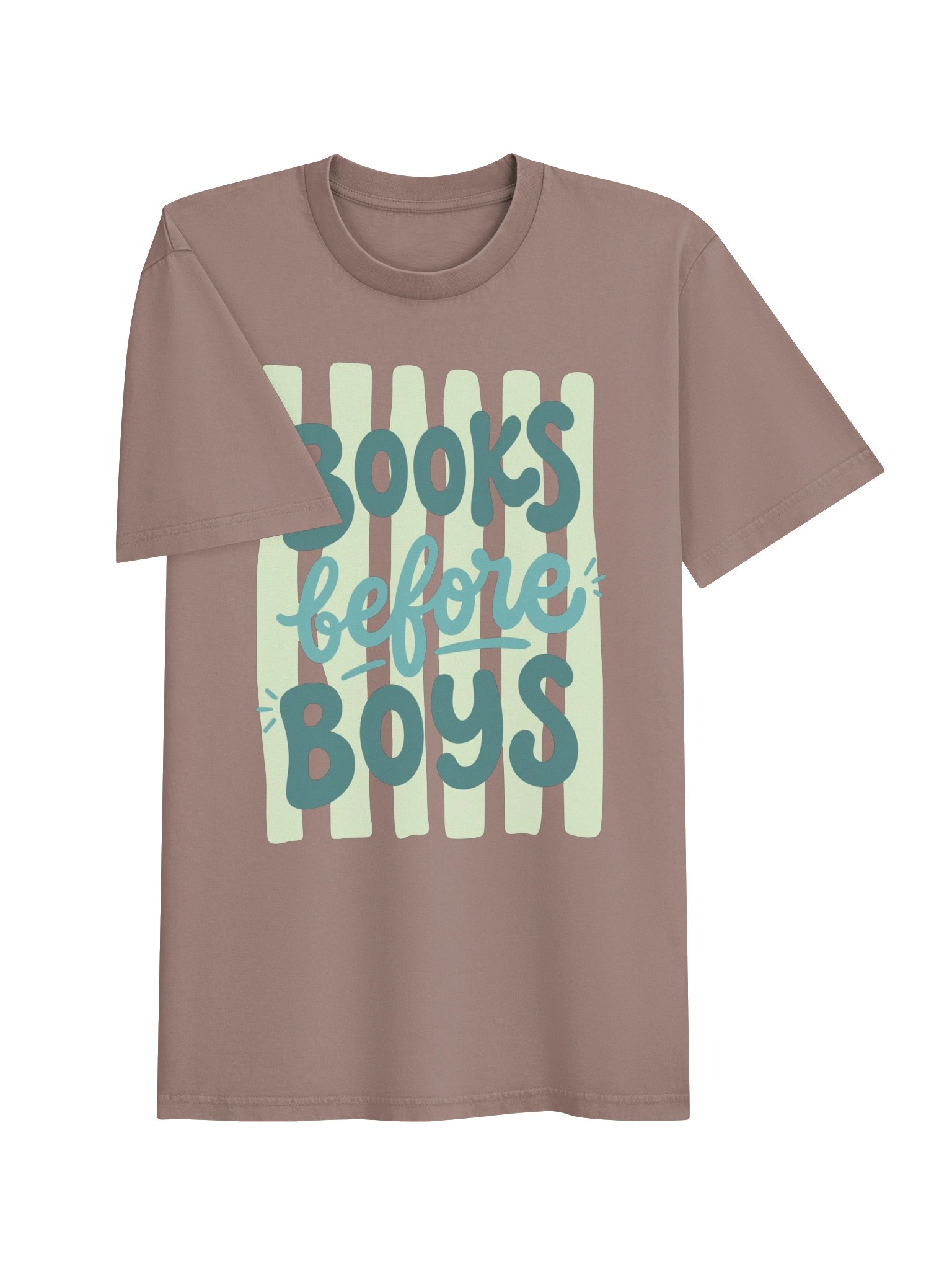 Books Before Boys Tee — Retro Book Lover Shirt product image (14)