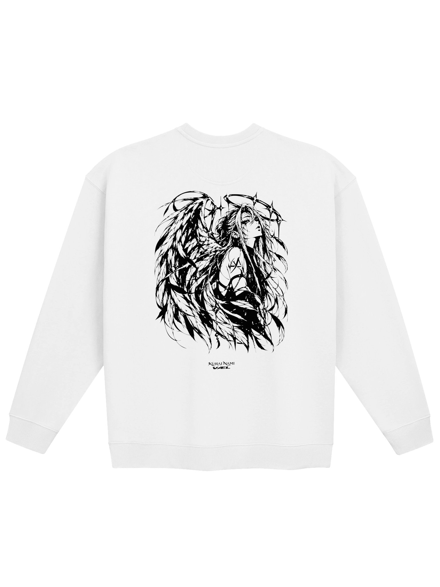 AURELIS - Unisex Organic Oversized Sweatshirt - Kurai Black product image (5)