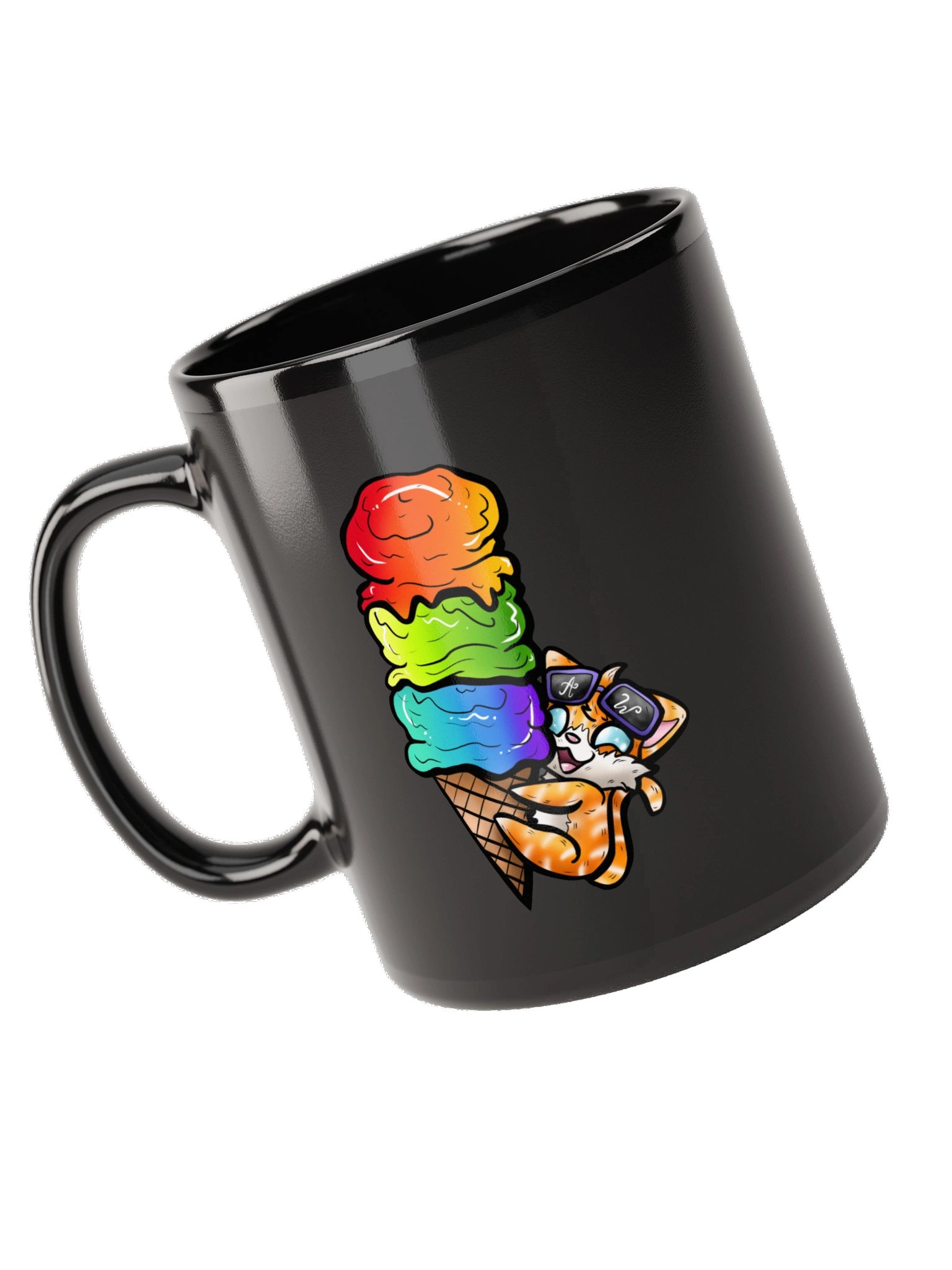 Arcade Warrior Ice Cream Cat Mug product image (10)
