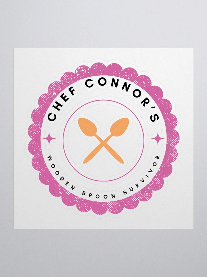 Chef Connor Kiss Cut Sticker product image (1)