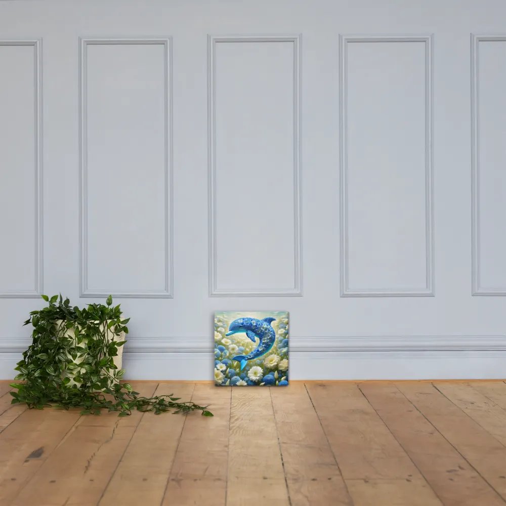 Flower Dolphin Wall Art product image (5)