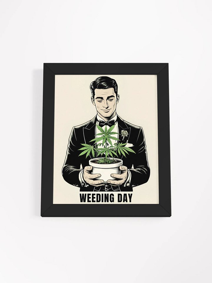 Weeding Day Framed Matte Poster product image (2)