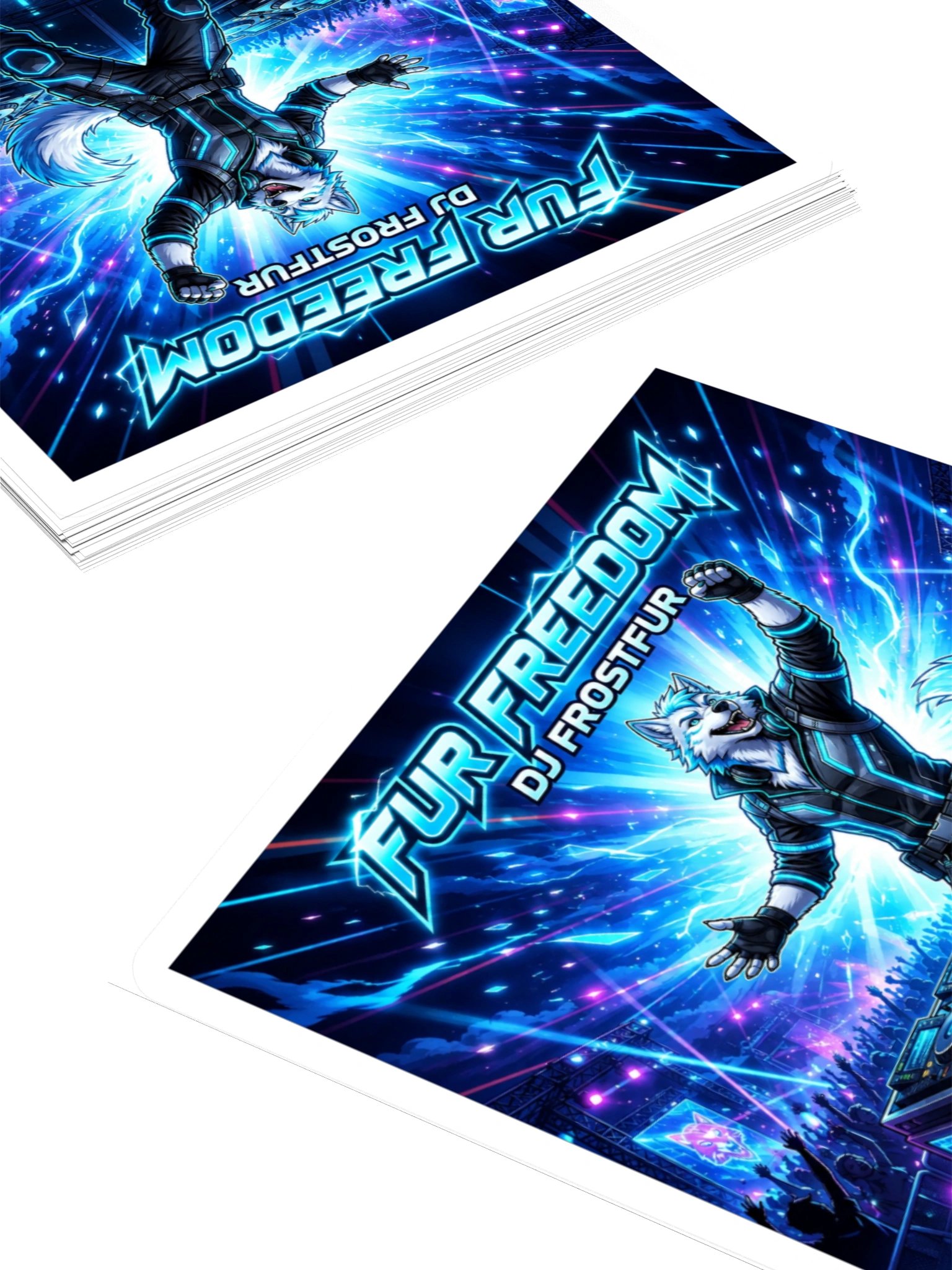 Fur Freedom – DJ Frostfur Sticker product image (10)
