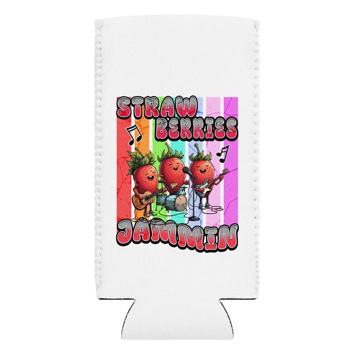 Strawberries Jammin Can Cooler product image (1)