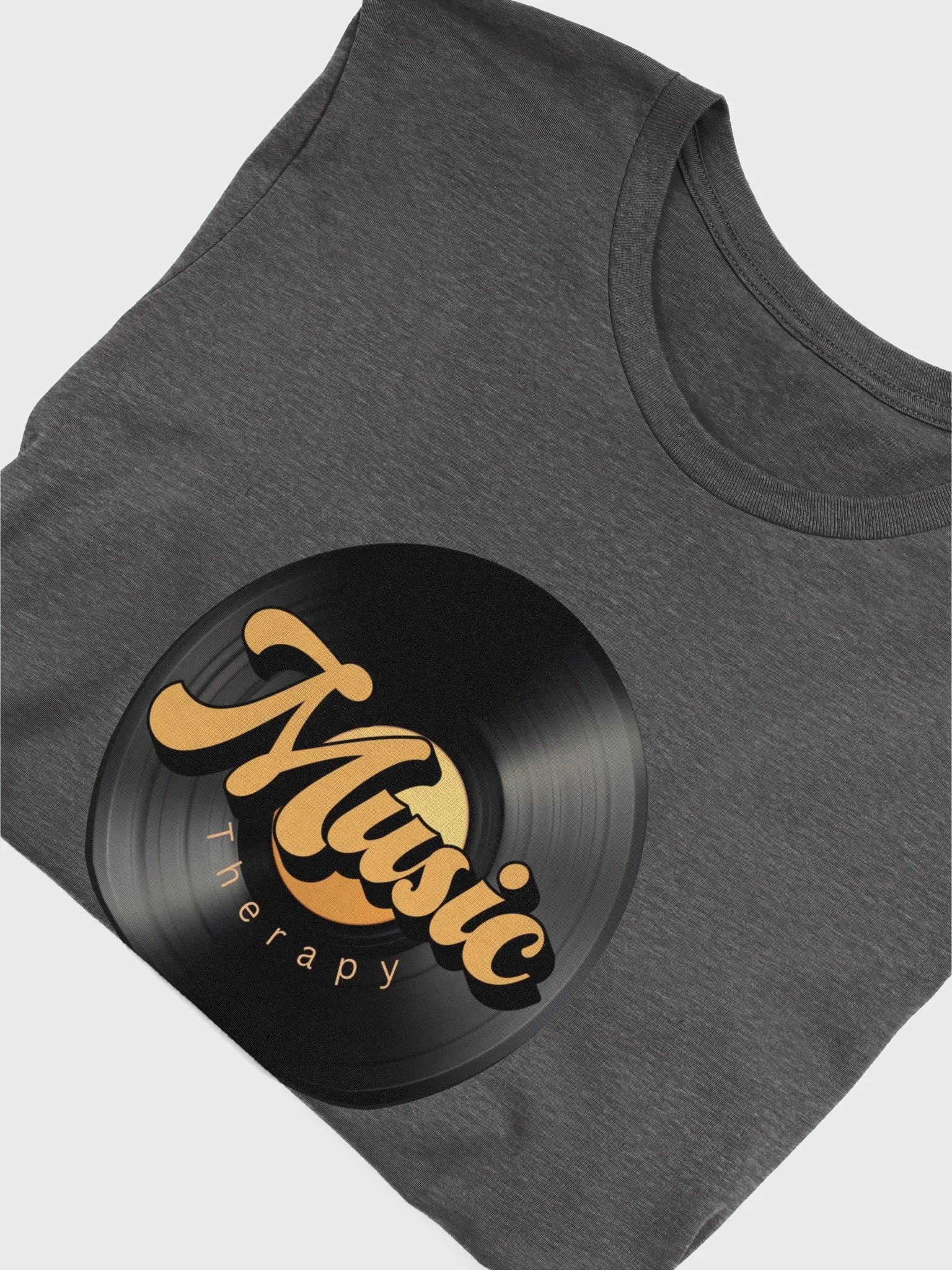 Retro Record T-Shirt - Grey product image (5)