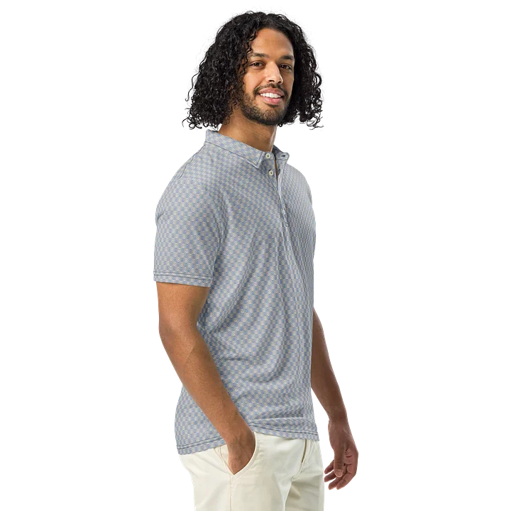 OVTLYR ALL OVER PRINT - POLO SHIRT - RUNS SMALL (ORDER NEXT SIZE UP) - Grey product image (1)