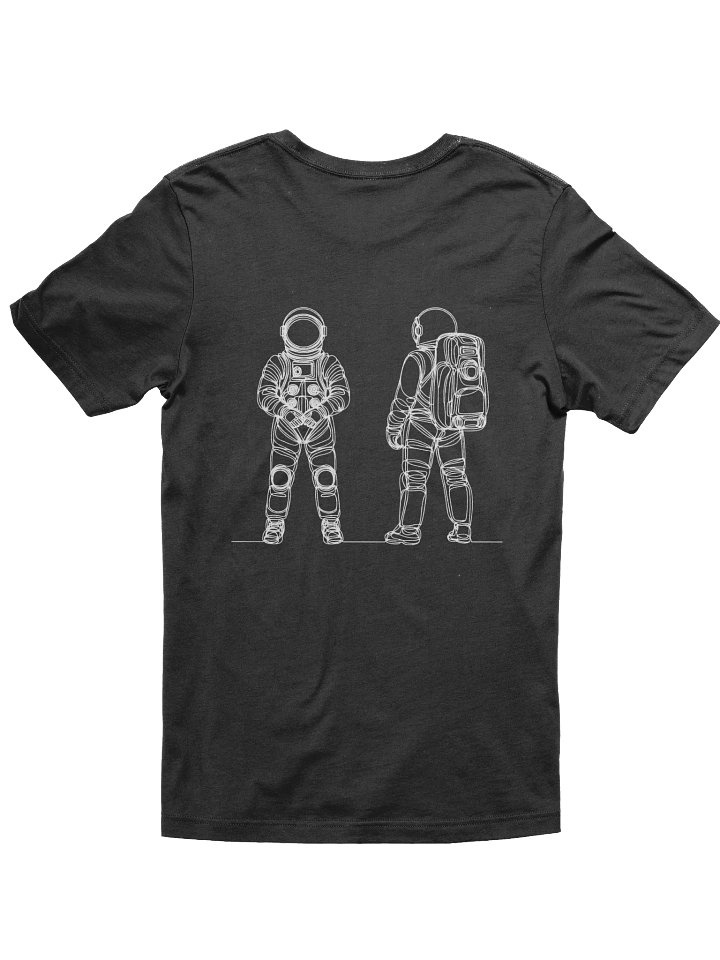 Galactic Explorers Line Art Astronaut T-Shirt product image (15)