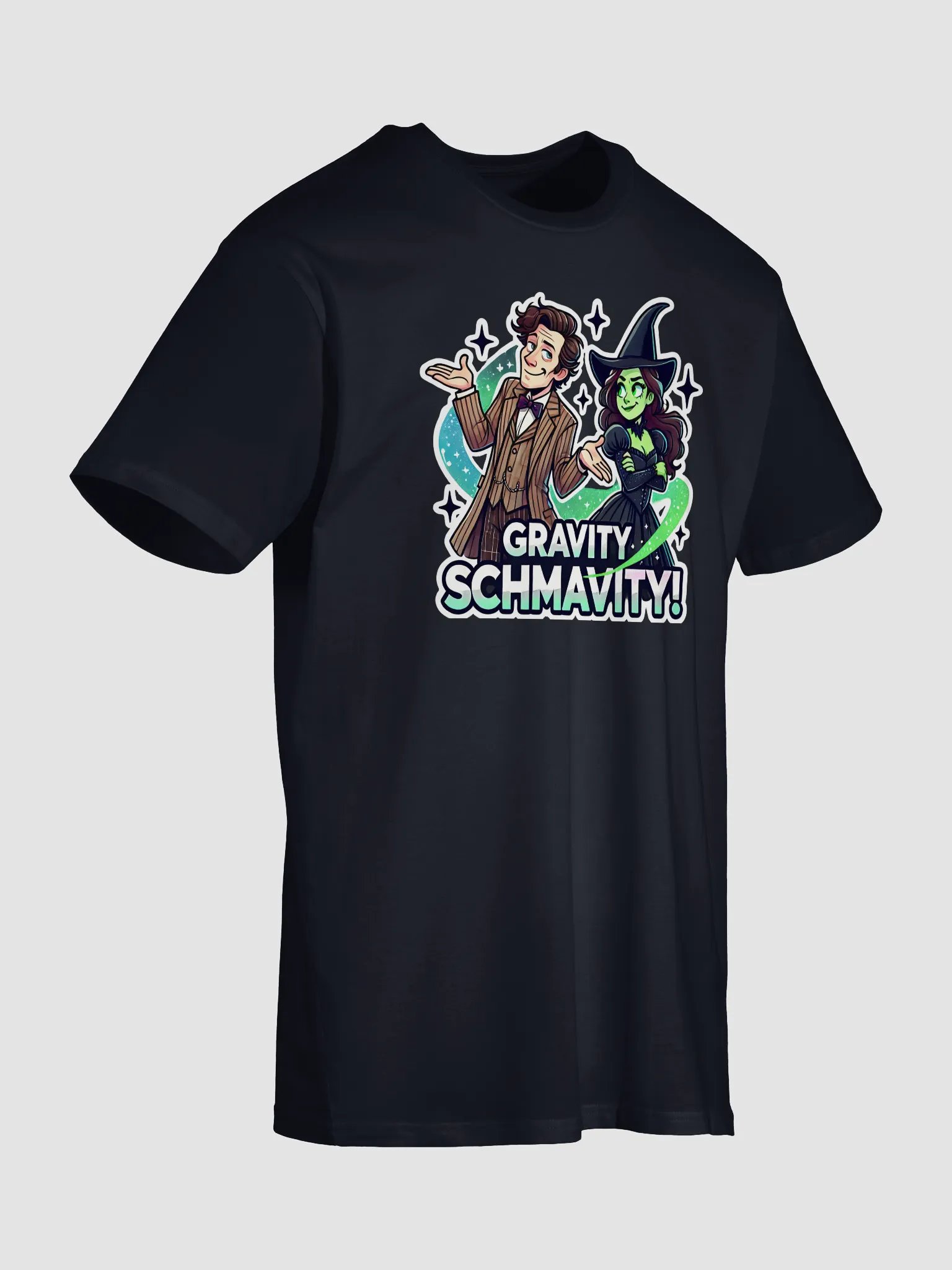 Defying Gravity Schmavity Tee – AS Colour Unisex Premium Musical Sci-Fi Mashup Shirt product image (5)