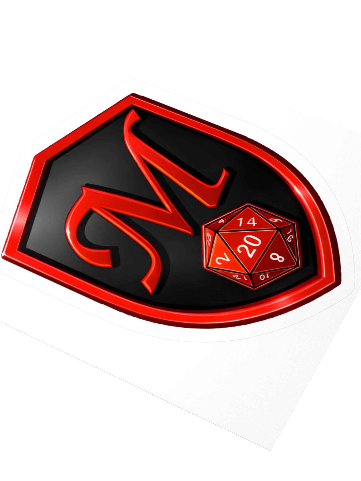 MooreDnD Shield Logo Kiss-Cut Sticker product image (8)