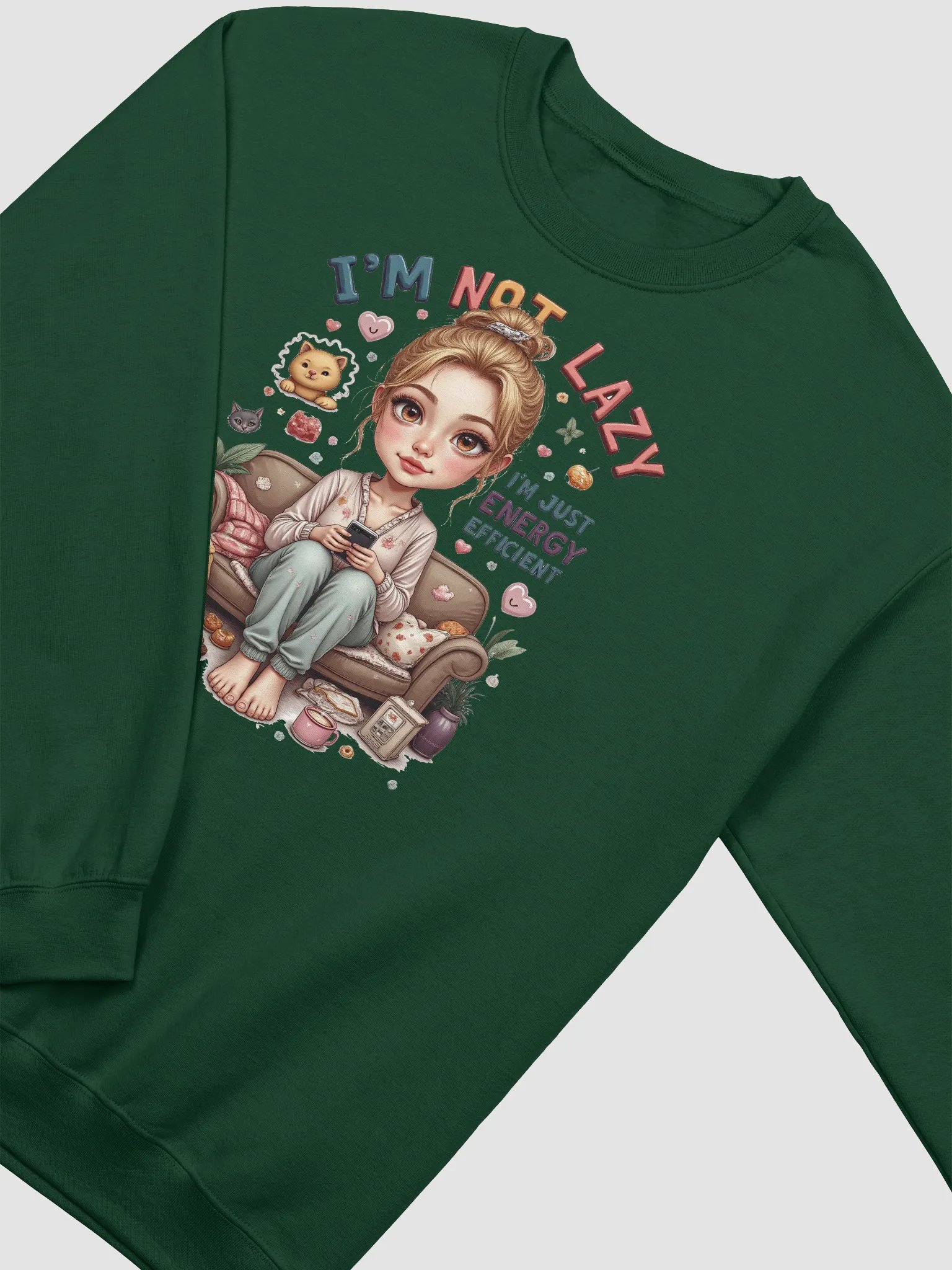I'm Not Lazy I'm Energy Efficient Sweatshirt product image (16)
