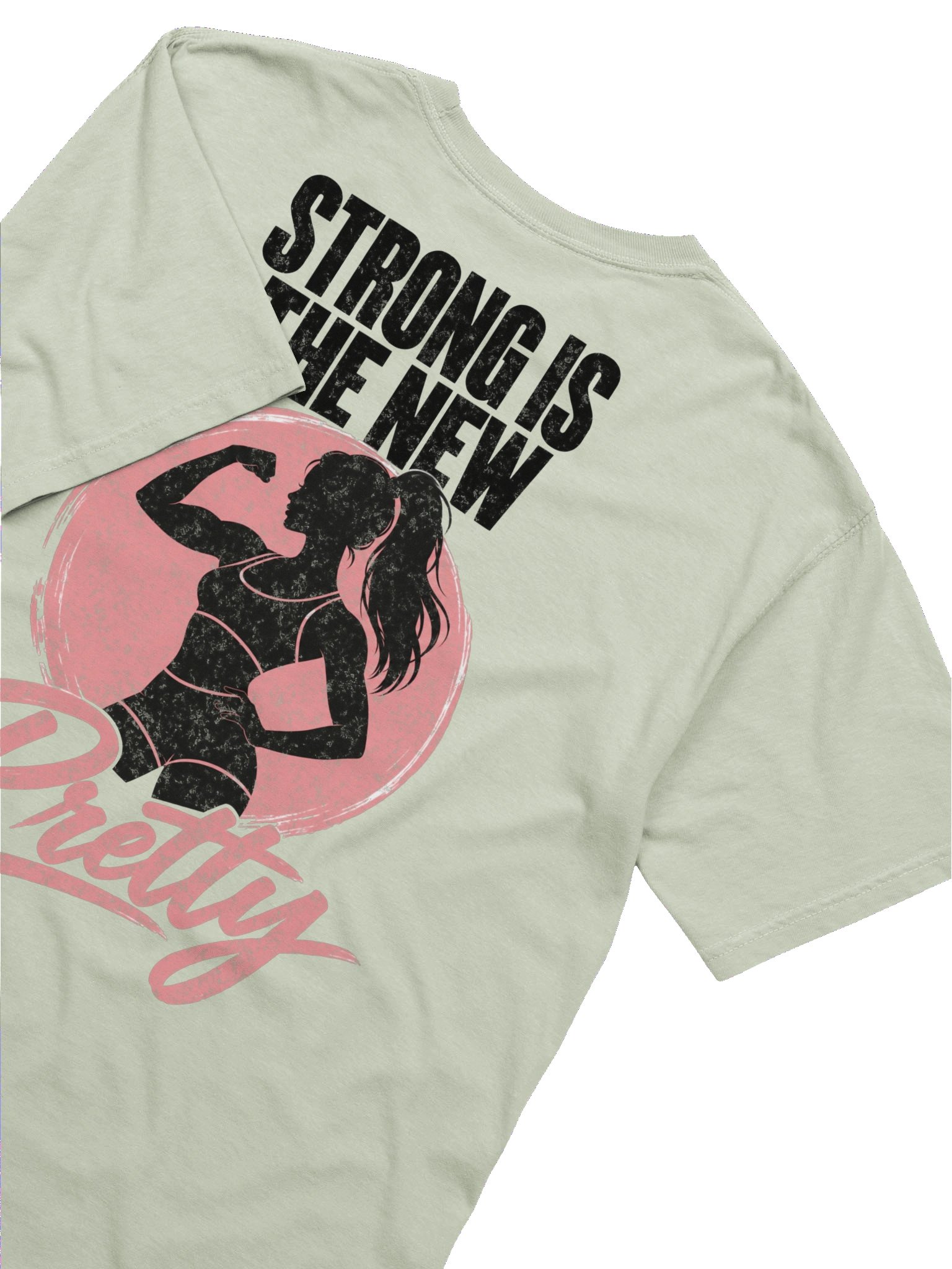 Strong Is the New Pretty Oversized Gym Tee | Pump Cover product image (2)
