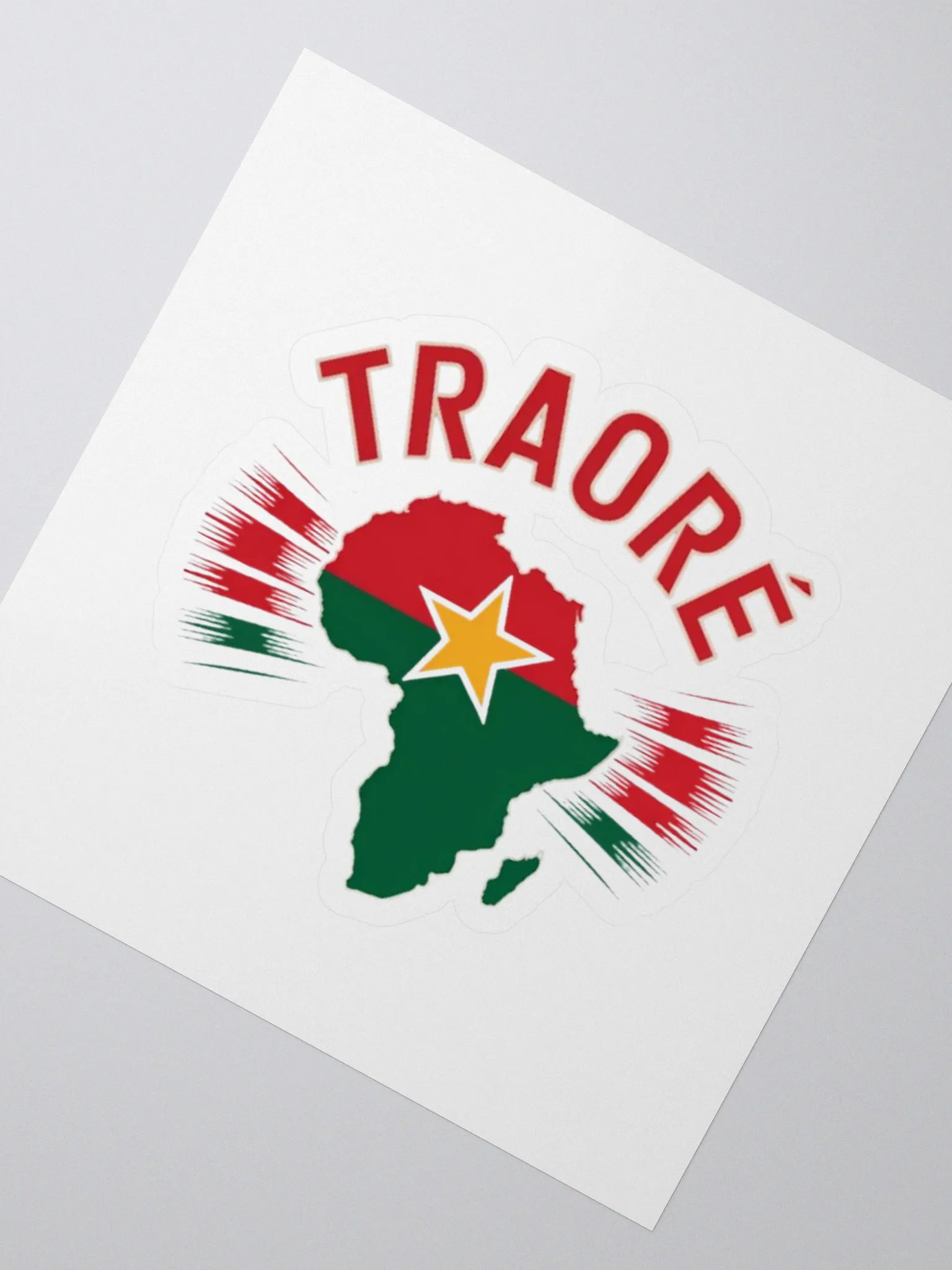 Traore Burkina Faso African Africa for Ibrahim Traoré Sticker product image (2)