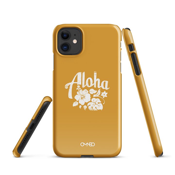 Yellow Aloha Snap Case for iPhone® product image (1)