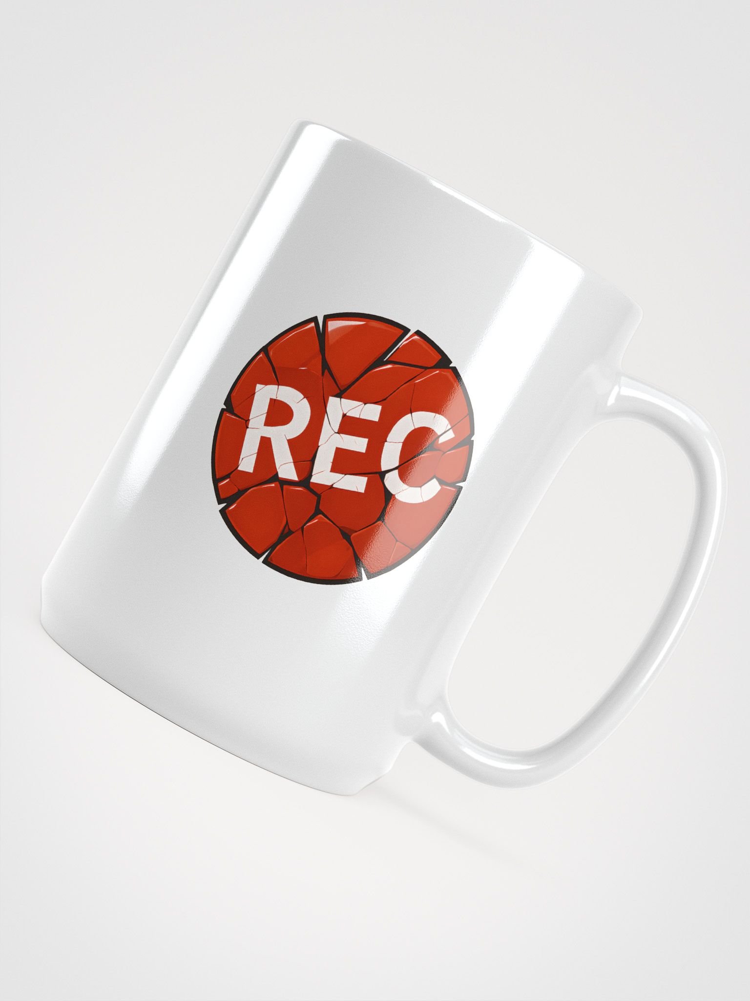 White REC Mug product image (4)