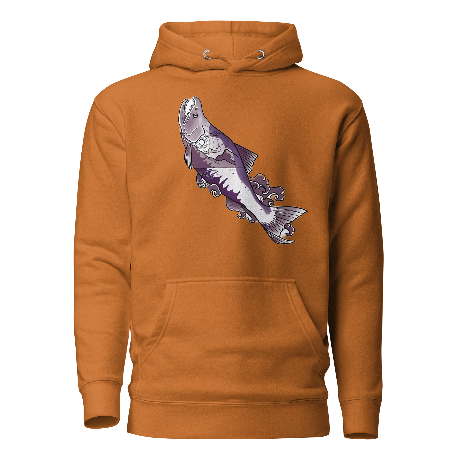 Salmon Run Premium Unisex Hoodie by Cassandra Miller product image (16)