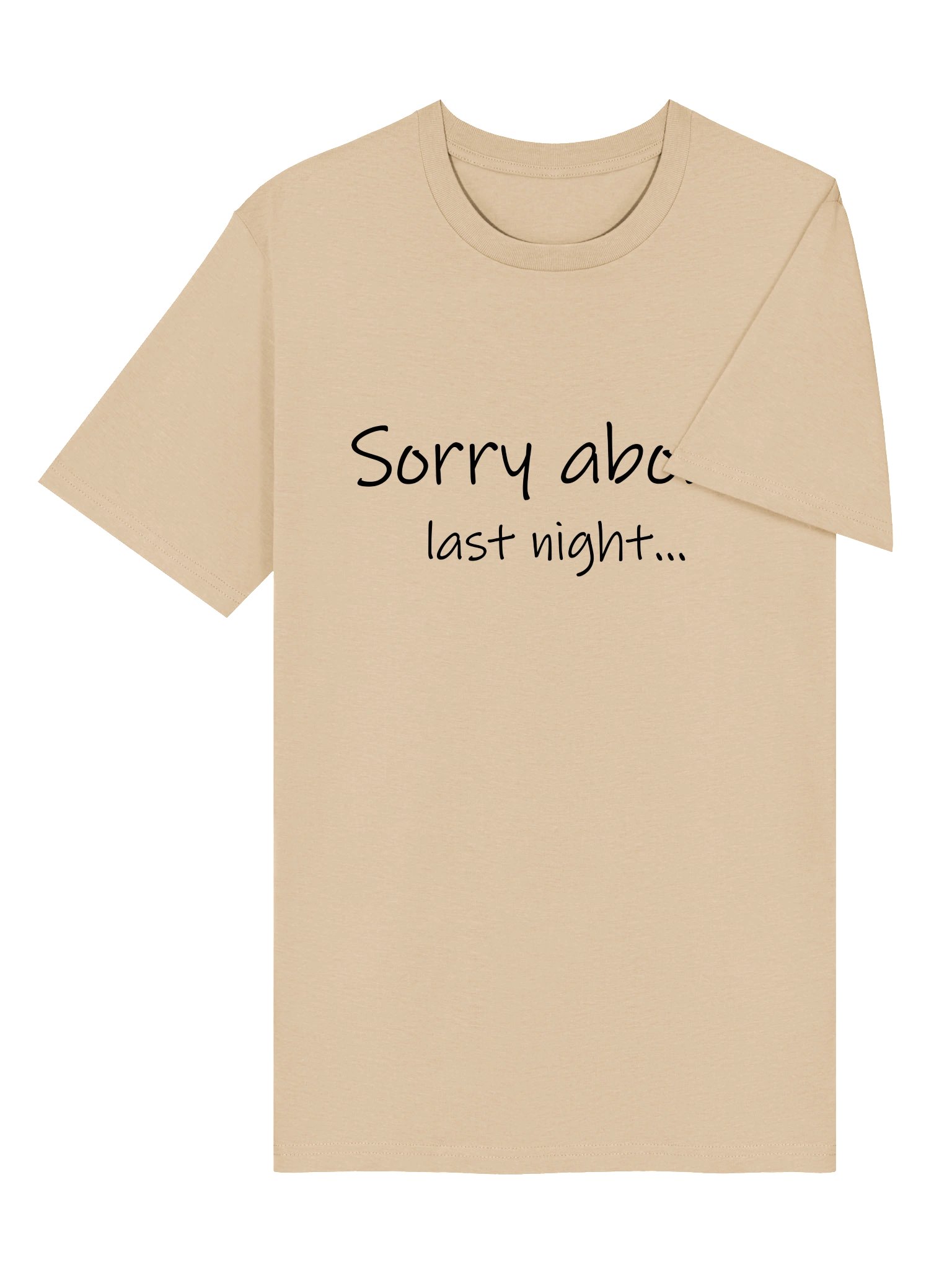 Sorry About Last Night Organic Cotton Tee Lt. product image (34)