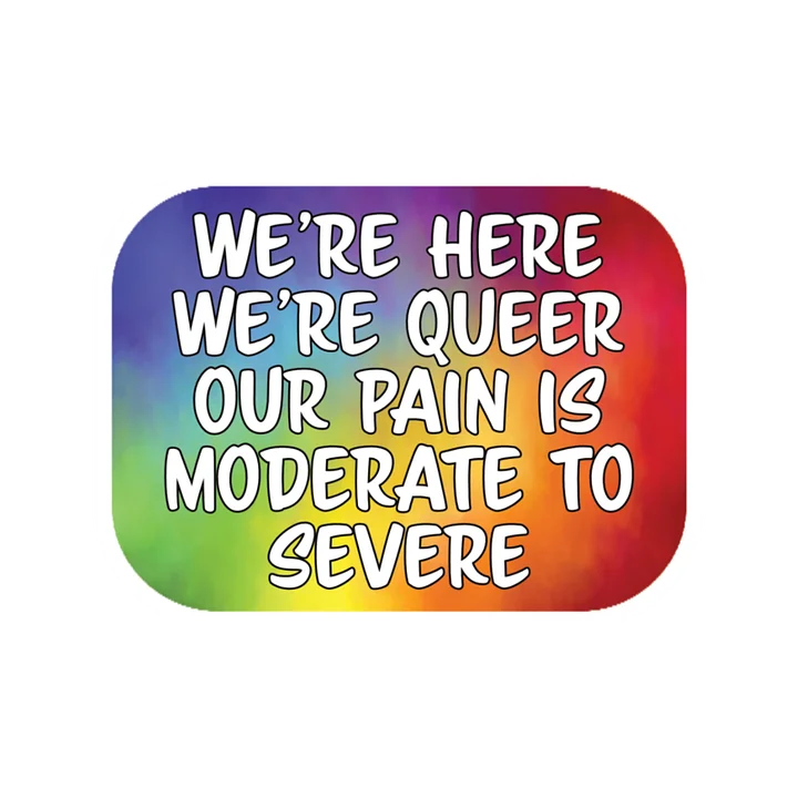 Moderate to Severe Vinyl Sticker product image (1)