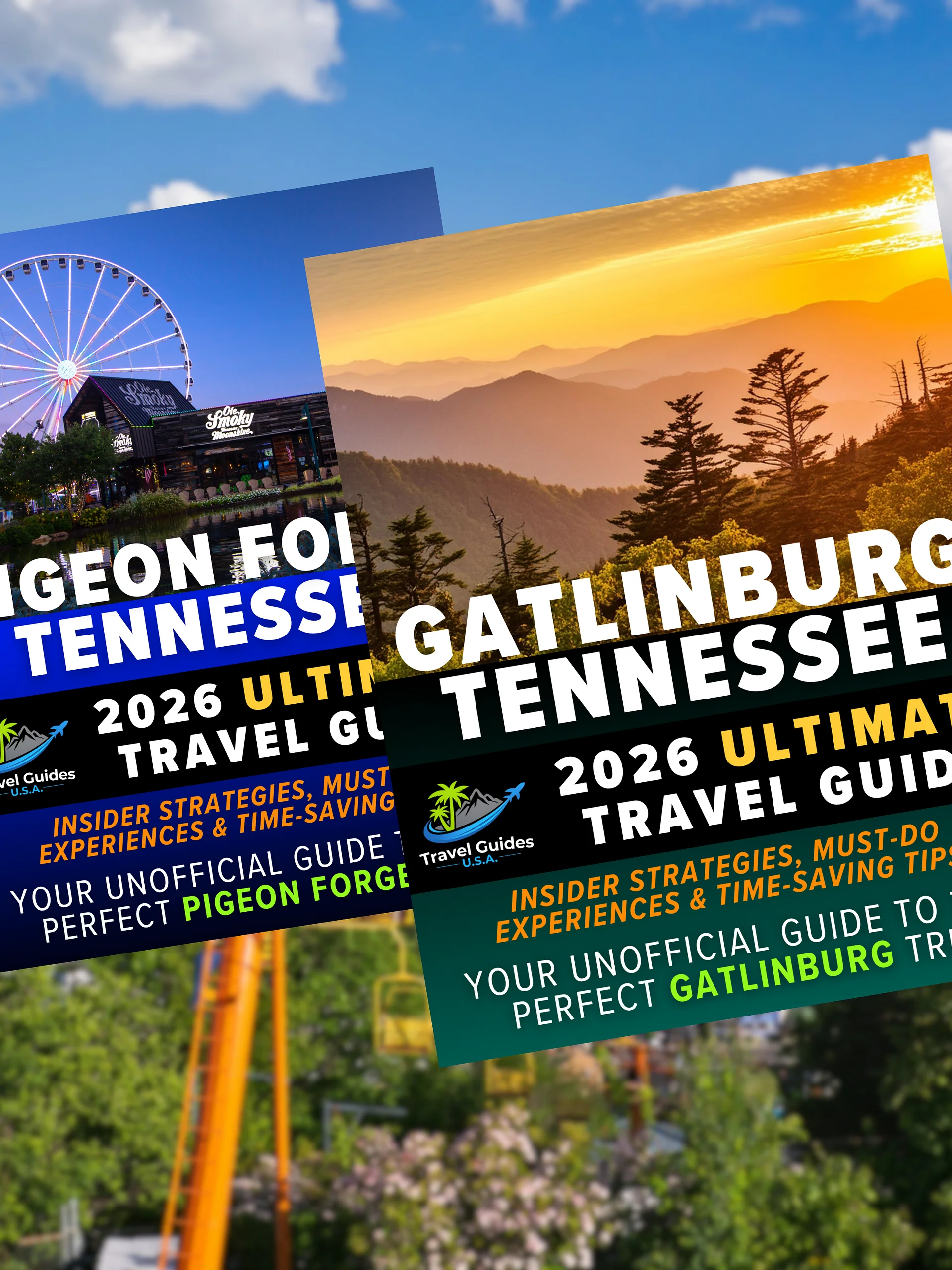 Smoky Mountain Travel Guide Bundle (2026) | Gatlinburg + Pigeon Forge Printable Digital PDFs, Instant Download product image (1)