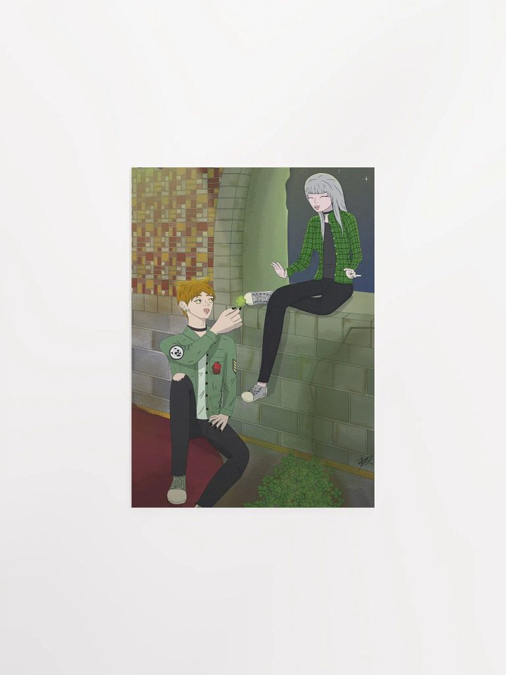 Kagami and Carter Clover Poster product image (2)