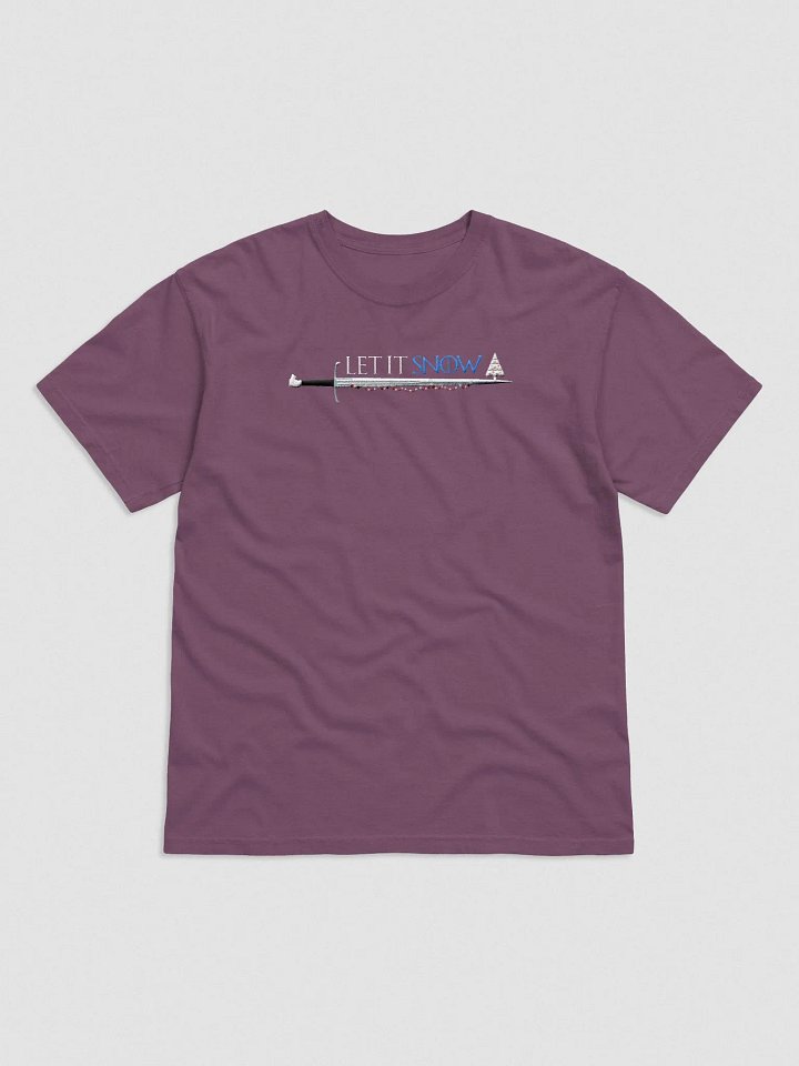 Let It Snow Embroidered T-Shirt product image (8)
