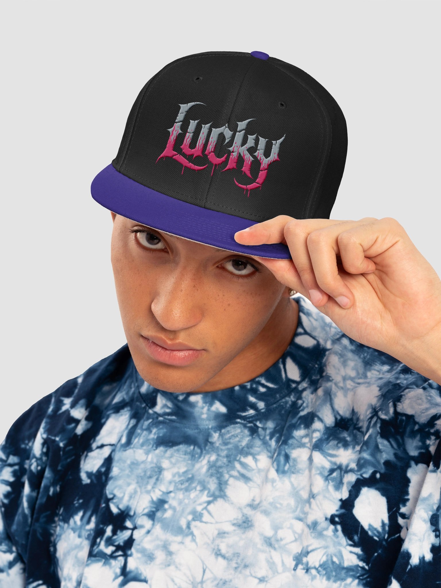 Flaming Luck Wool Snapback Cap product image (5)