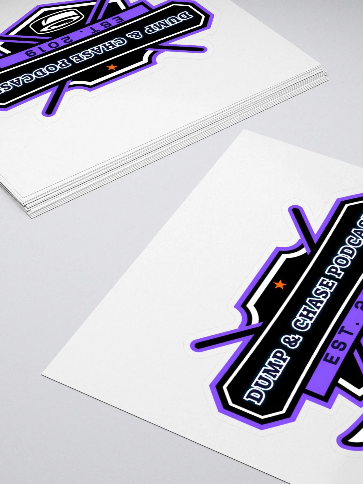 Dump & Chase Podcast Logo Stickers product image (4)