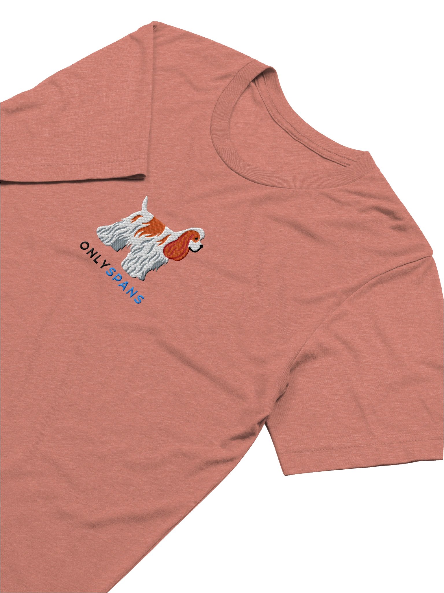 Only Spans T-Shirt(Embroidered) of an American Cocker Spaniel(Red & White) product image (32)