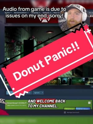 Donut Panic, a cooking anomaly horror game, is available to wishlist on steam for a later release date TBA but play the DEMO today!!!  #donutpanic #dbdcreator #deadbydaylight #behaviourinteractive #lgbtstreamer 