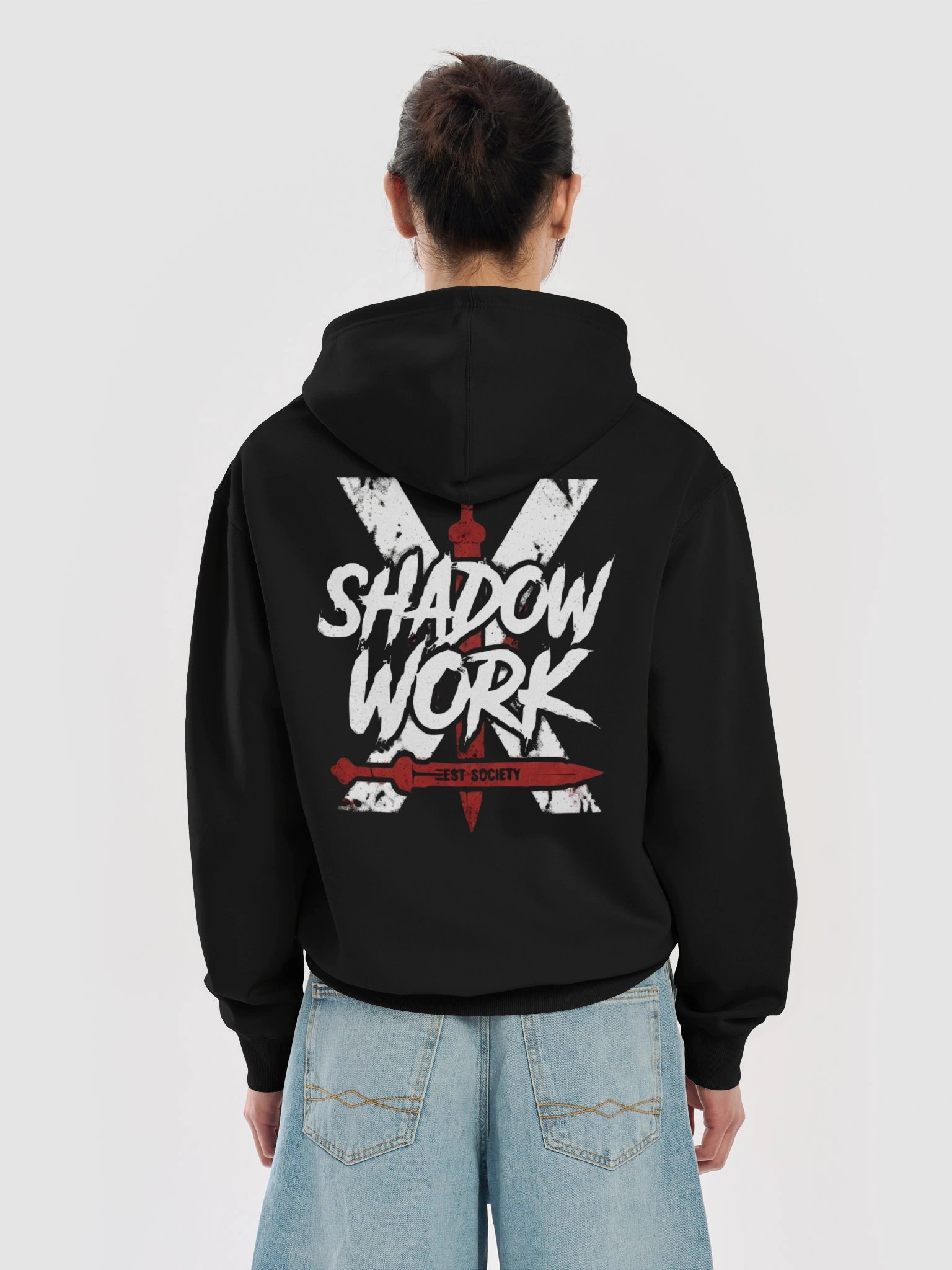 Shadow Work. - Heavyweight Oversized Hoodie product image (6)