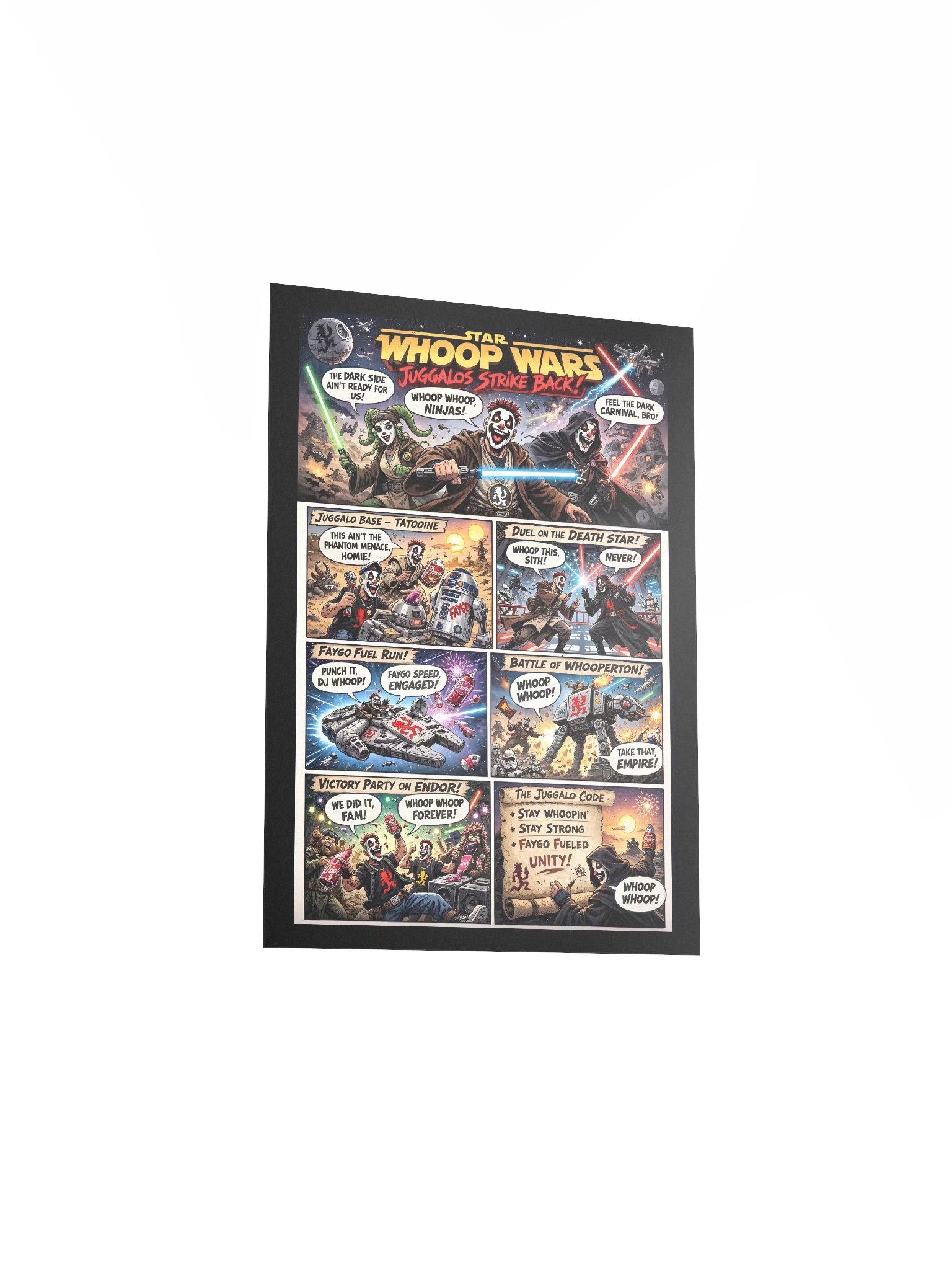 🚀 Star Whoop Wars: Juggalos Strike Back – 5x7 Matte Poster product image (3)