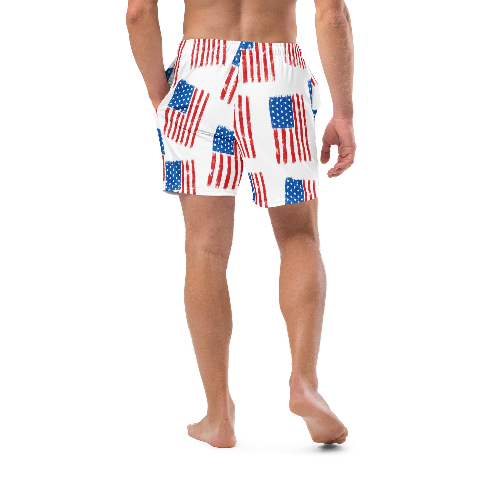 Distressed American Flag Shorts product image (10)