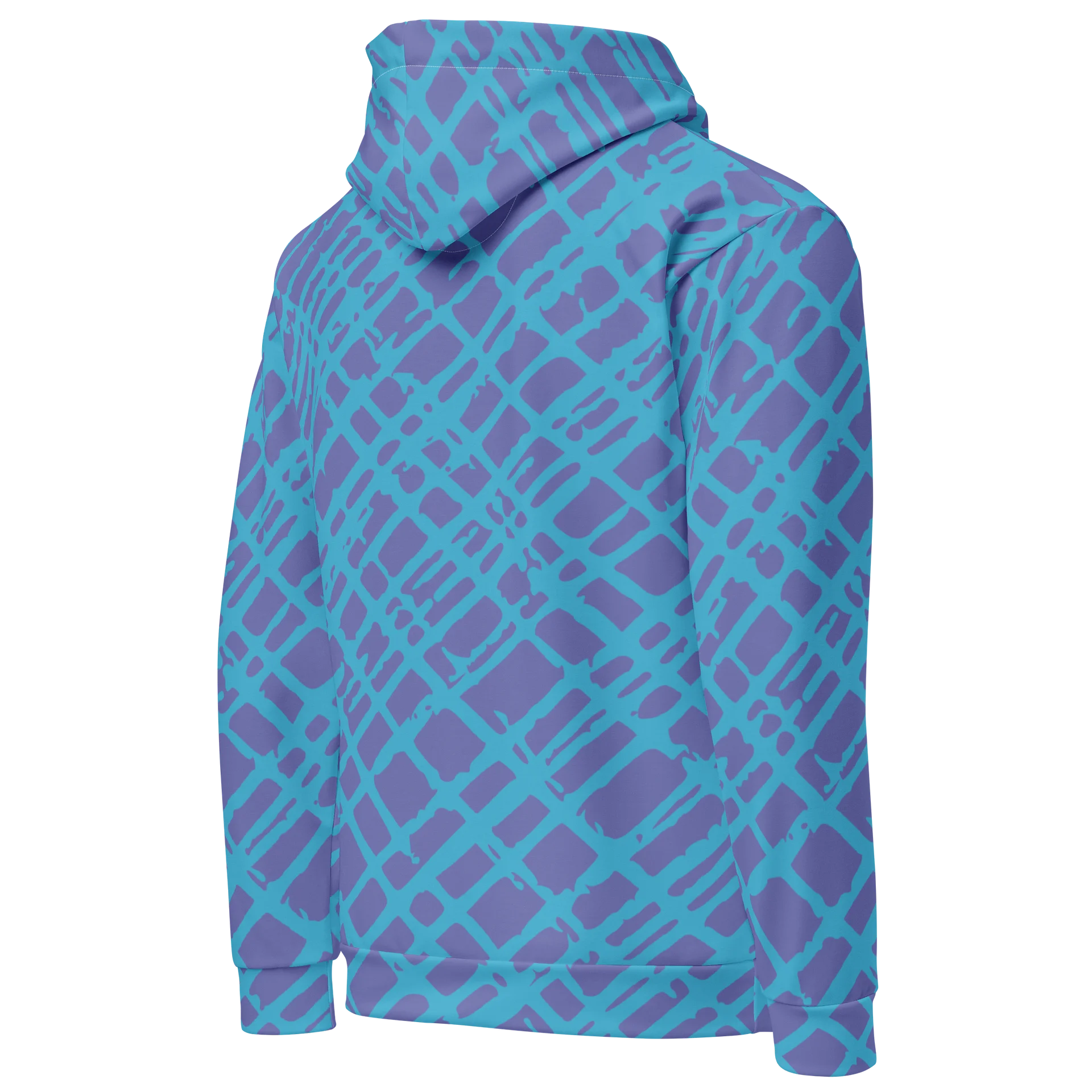 Purple Turquoise Scribble All-Over Hoodie product image (5)