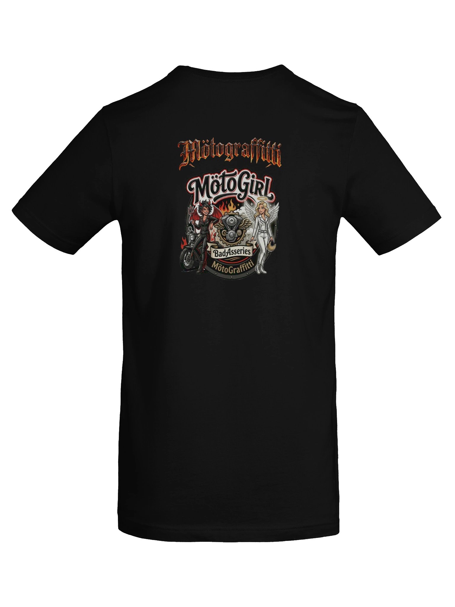 MötoGraffitti Patched MötoGirl T-Shirt product image (8)